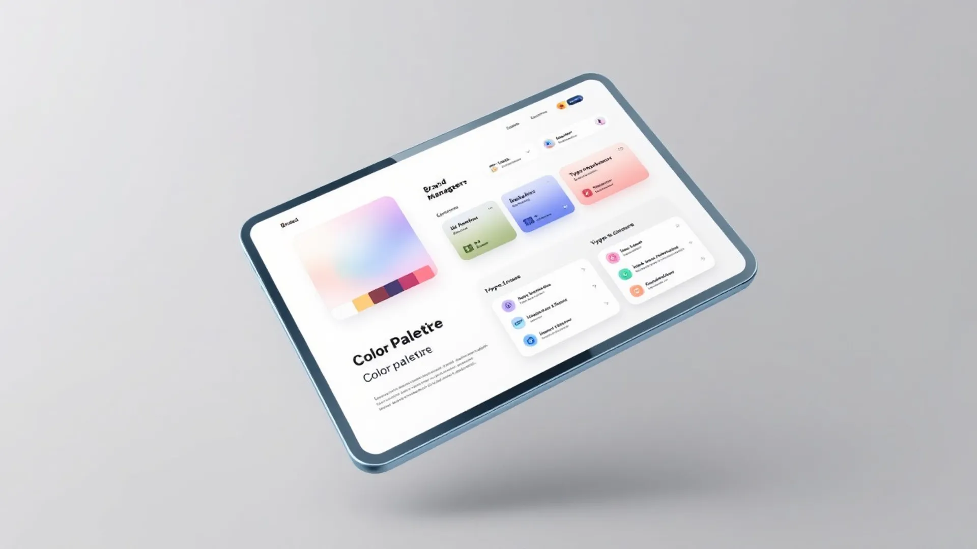 Brand Guidelines Interface